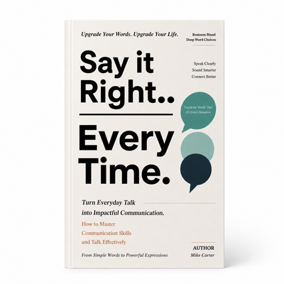 Say it Right.. Every Time